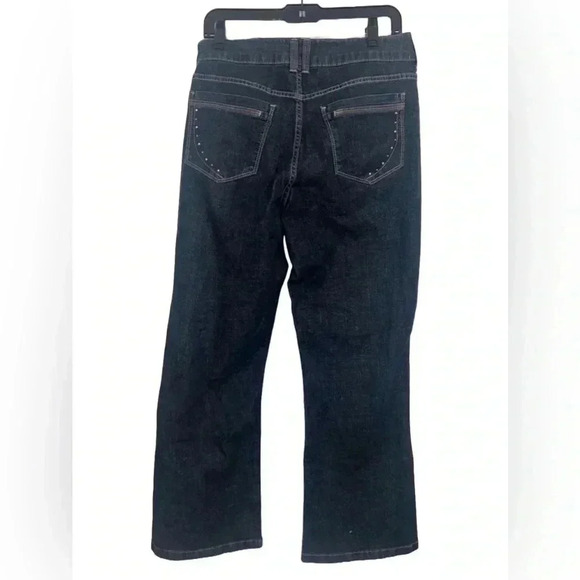 Riders by Lee Midrise Bootcut Dark Wash Jeans Size 14 - Picture 1 of 10